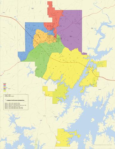 Alexander City redraws district lines