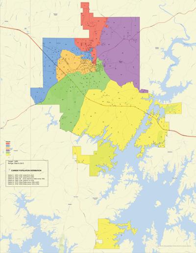 Alexander City redraws district lines