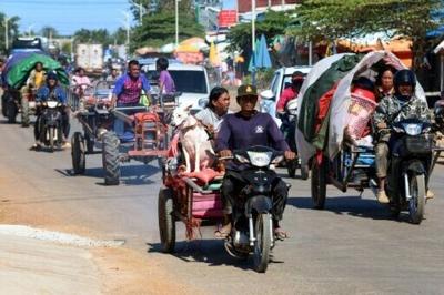 Cambodia accused Thailand on Monday of striking deep inside its territory, bombing areas less than a two-hour drive from the country's main tourist draw