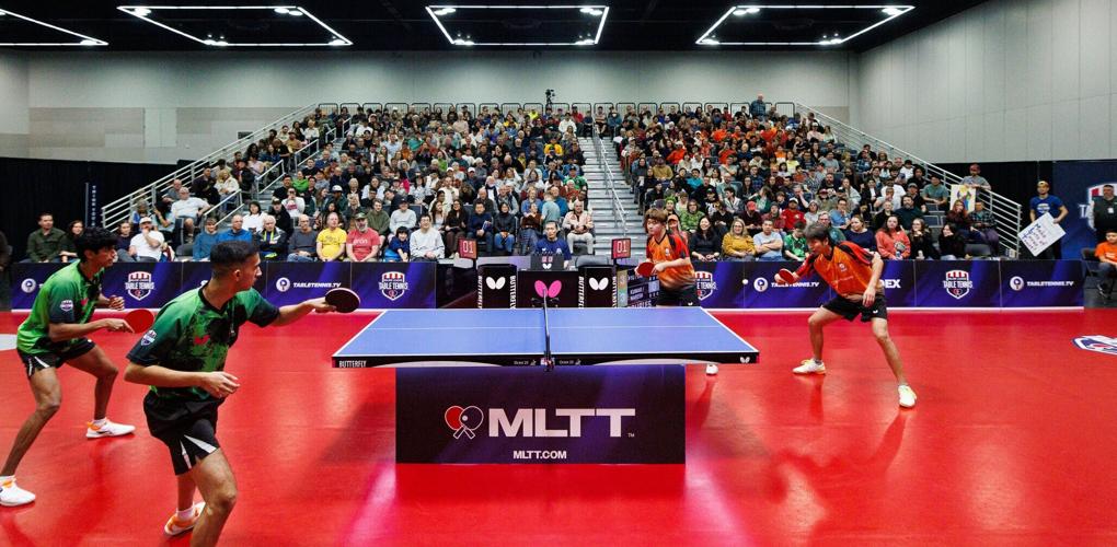 Major League Table Tennis brings world-class team competition to fans across the United States. Credit: Howard Lao