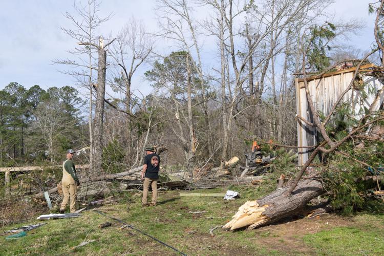 PHOTOS: Tornado damage and cleanup in Tallapoosa County