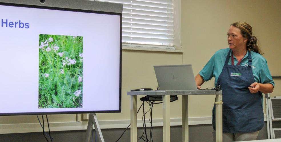 County extension hosts herbal vinegar workshop