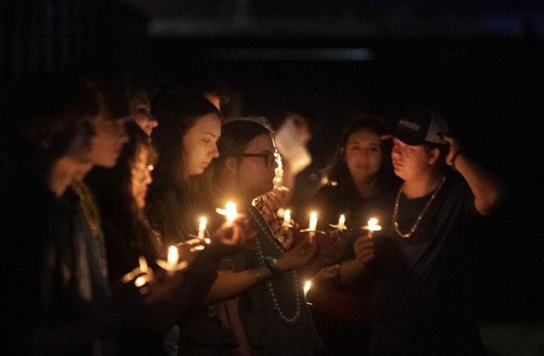PHOTOS: Candle light vigil for Elmore County High School student Gardner Cameron
