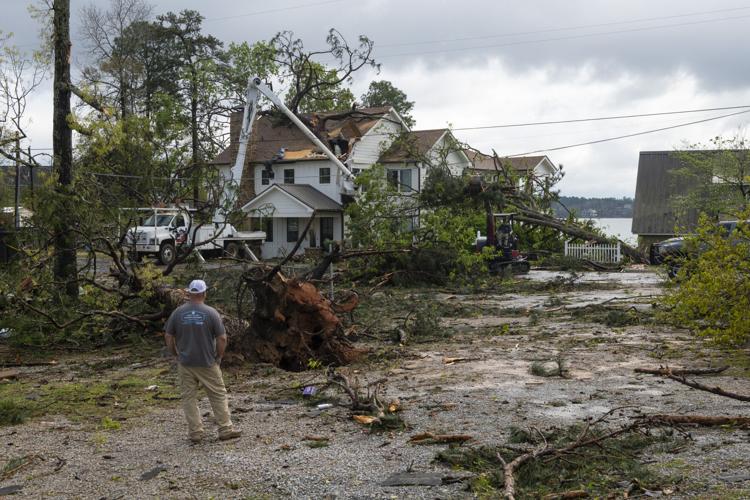 PHOTOS: Storm damage at Castaway Island on Lake Martin
