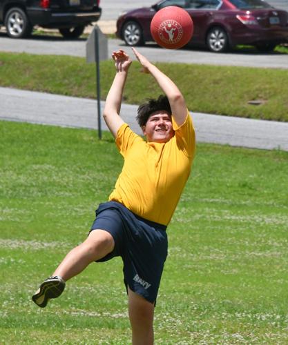 PHOTOS: Benjamin Russell Navy JROTC plays kickball