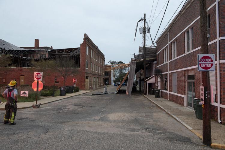 PHOTOS: Wind damage in downtown Tallassee