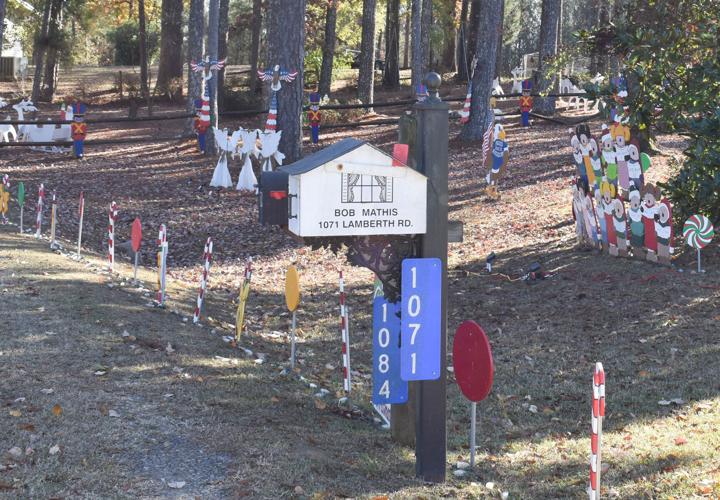 Local man embellishes home with self-made decorations