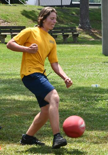 PHOTOS: Benjamin Russell Navy JROTC plays kickball