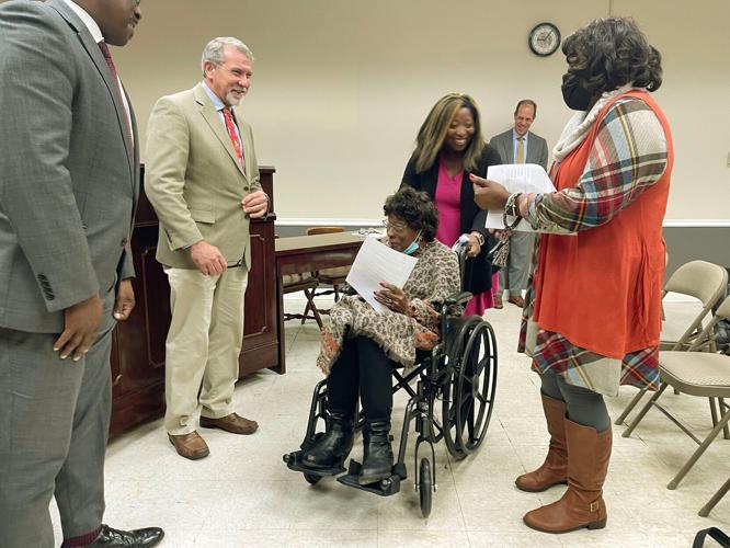 PHOTOS: Tallapoosa Commission honors Tallassee centenarian