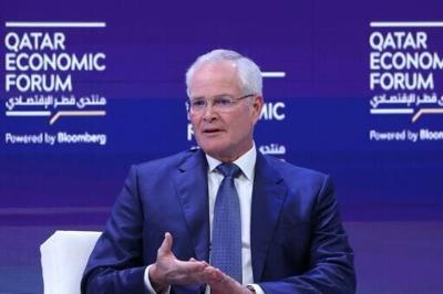 ExxonMobil Chairman and CEO Darren Woods said oil supplies have been buttressed by commercial inventories and releases of government stockpiles -- but that oil prices could go higher if the Strait of Hormuz stays closed