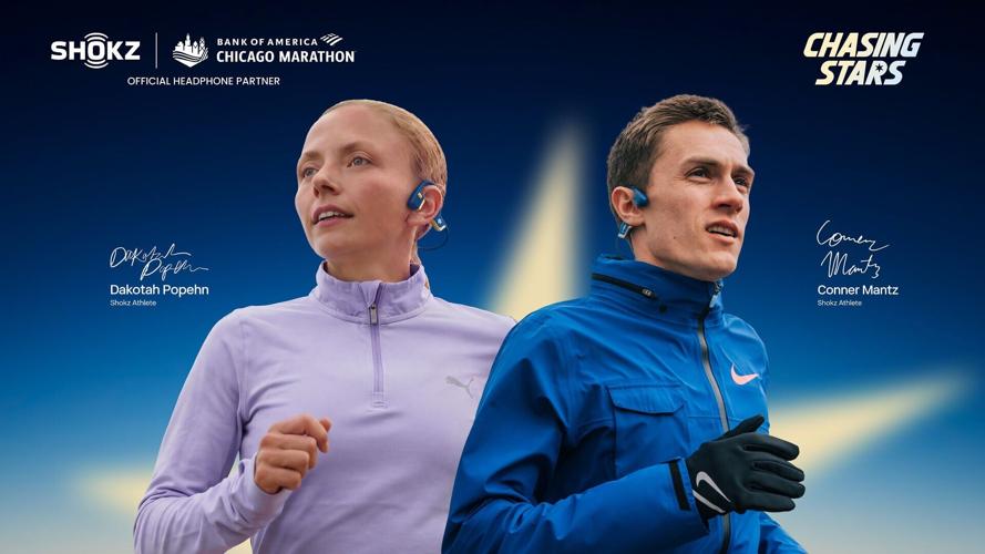Shokz athlete Dakotah Popehn brings the Chasing Stars spirit to Chicago as she prepares to pursue her next goal at the 2026 Bank of America Chicago Marathon.