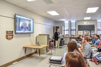 Benjamin Russell class holds teleconference with Sen. Doug Jones