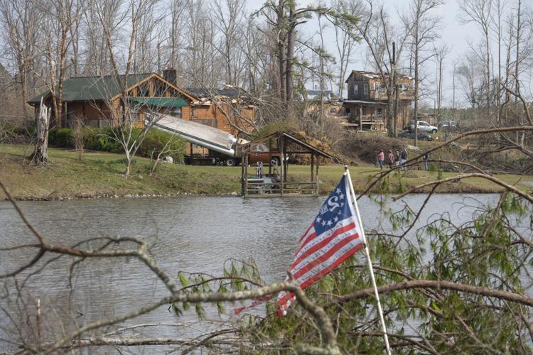 PHOTOS: Tornado damage and cleanup in Tallapoosa County