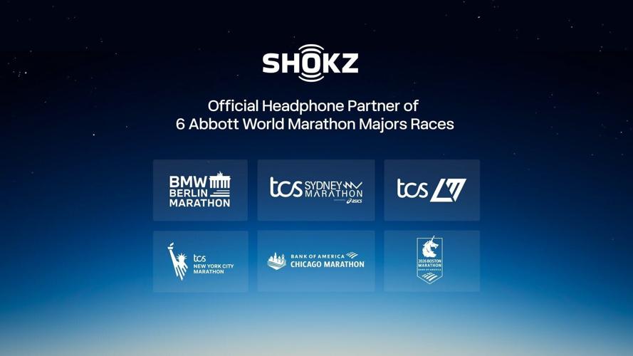 Shokz named Official Headphone Partner of six Abbott World Marathon Majors races