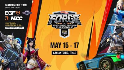 Rally Cry is excited announce the FORGE Scholastic Esports Championship, presented by the Army National Guard, a 3-day scholastic esports events featuring competitions for K-12 and collegiate students around the nation!