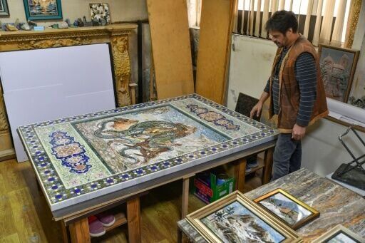 Soviet-era mosaics are not in demand in Dushanbe, the capital of Tajikistan
