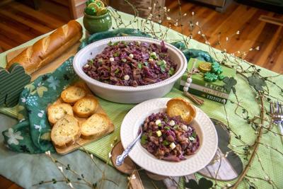 Rustic Irish Red Cabbage with Walnuts