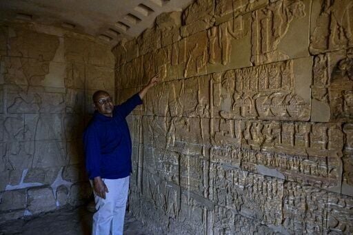 Archaeologist and site director Dr Mahmoud Soliman rarely gets the chance to show visitors around the necropolis at Meroe
