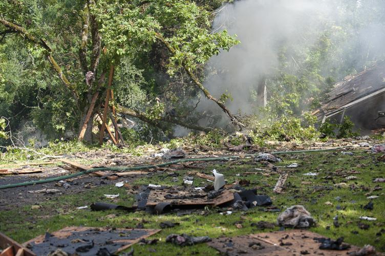 PHOTOS: Home Explodes in Coosa County