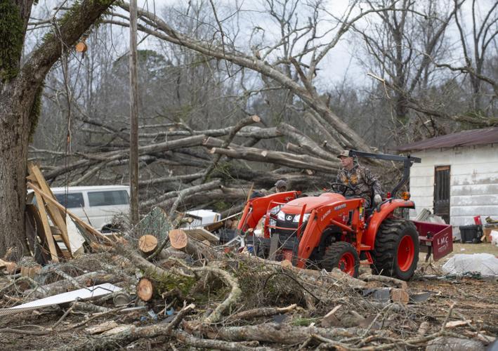 PHOTOS: Cleanup in the Lightwood community after the tornado