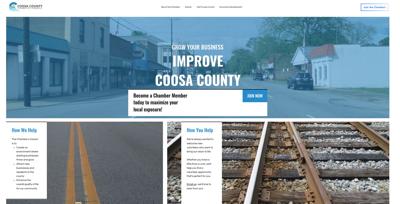 Coosa County chamber unveils new website