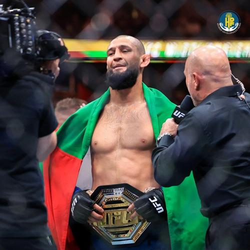 Khamzat Chimaev, UFC Champion, standing up for people in need