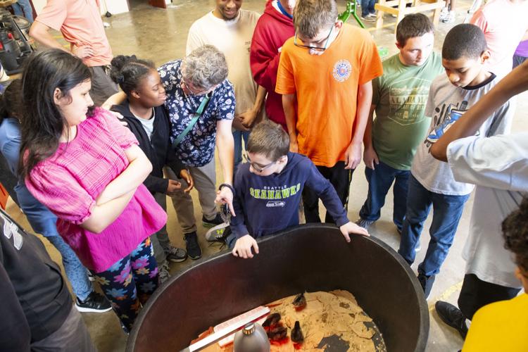 PHOTOS: Stanhope Elmore's SuperKids visit ag department chickens