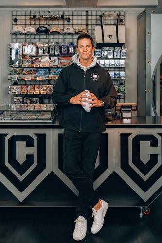Tom Brady at CardVault by Tom Brady East Hampton. Photo: Courtesy CardVault by Tom Brady