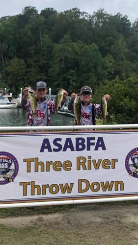 BRHS fishing team. Jackson Fuller and Davis Barnett.