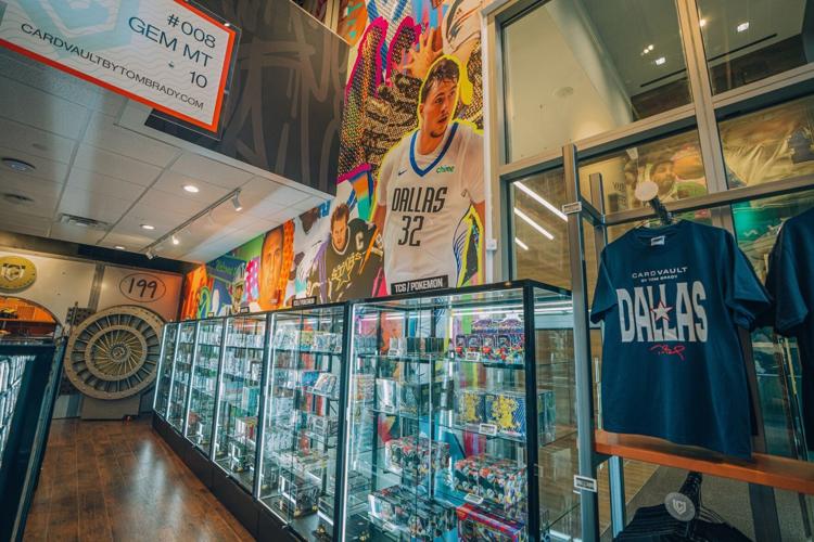 Interior of the new CardVault by Tom Brady store in Dallas at American Airlines Center. Photo credit: CardVault by Tom Brady