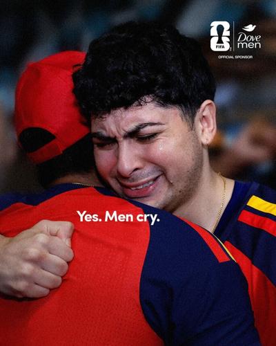 Dove Men+Care Celebrates the Emotion Behind Men’s World Cup Tears  (Dove Men+Care and Getty Images)
