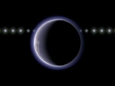 An artist's impression of the object (612533) 2002 XV93, a world beyond Pluto that astronomers believe could have an atmosphere