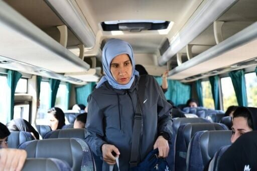 The squad travelled from Australia to Kuala Lumpur then Muscat, before flying to Istanbul where they took another plane to reach Turkey's eastern border with Iran