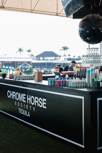 Over the course of the 2026 WEF season, approximately 140 cases of Chrome Horse Society Tequila were consumed across WEF hospitality, events, and related programming.
