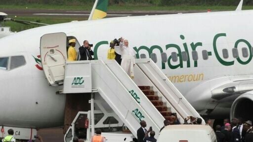 Pope Leo XIV took off from northwestern Cameroon on Wednesday