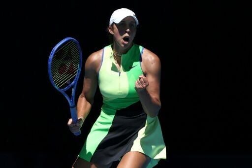 Madison Keys beat the Czech Republic’s Karolina Pliskova in straight sets