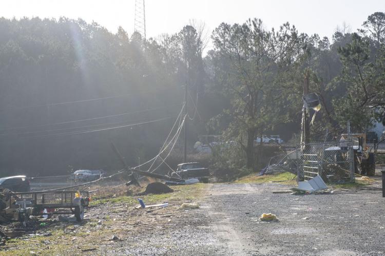 PHOTOS: Tornado damage and cleanup in Tallapoosa County