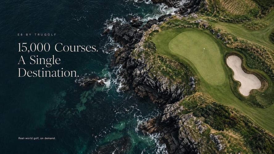 E6 by TruGolf generates each course at runtime in its true surroundings using Cesium for Unreal.