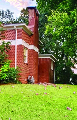 Lightning strikes library