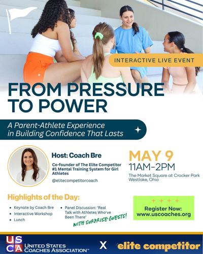 This interactive experience is for athletes and parents, helping athletes know how to recover from mistakes and build confidence, while parents learn how to best support their athletes (often in ways they aren't expecting!)