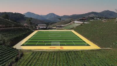 DHL Express, the Official Logistics Partner of Manchester United, delivered a professional-grade, all-weather football pitch to Mae Suek, Thailand, for the 'Delivering Dreams' campaign. Find out more here: https://inmotion.dhl/en/staging/manchester-unit...