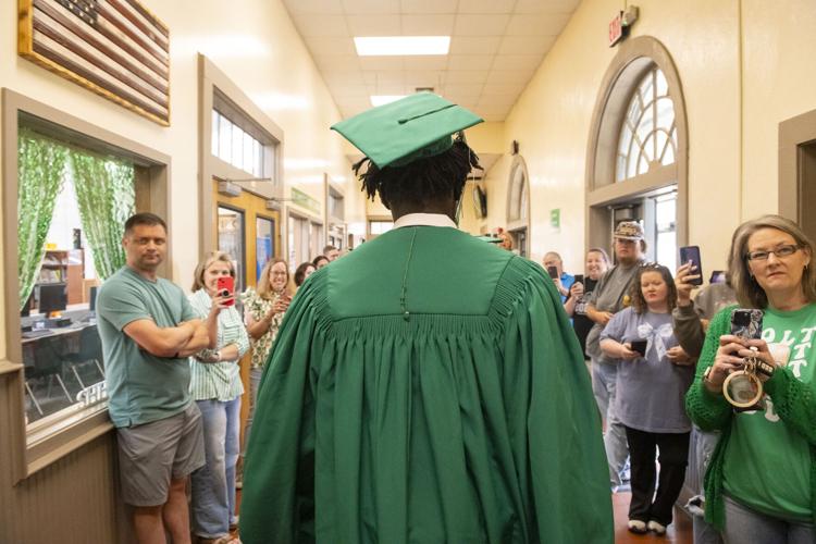PHOTOS: Holtville High seniors walk through elementary, middle and high schools