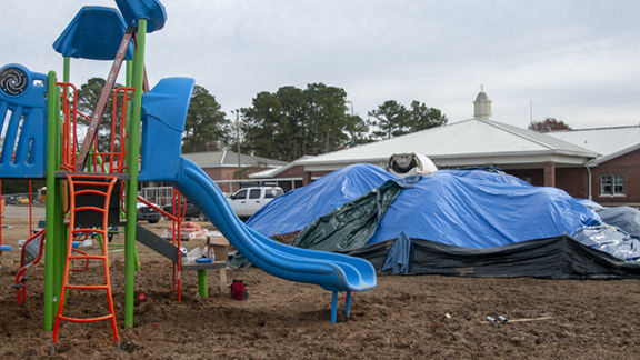 Versatile play park built by community