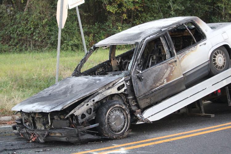Car catches fire on Highway 280 in Dadeville