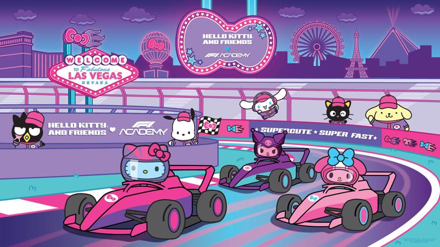 Sanrio® Teams Up with F1 ACADEMY to Bring Hello Kitty® and Friends Back to Las Vegas!
