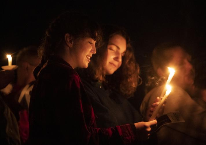 PHOTOS: Candle light vigil for Elmore County High School student Gardner Cameron