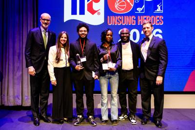 Brendan Foley, Liz McCormick, Avery Ray, Tempris Harrison,  Justin Forsett and Jason McCormick