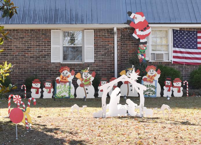 Local man embellishes home with self-made decorations