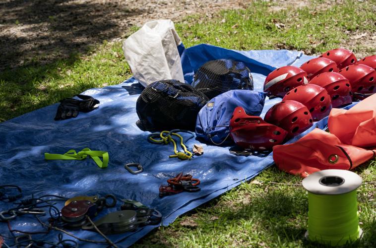 Firefighter train for technical rescues at the Sportsplex