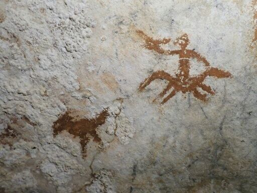 The cave art dates back at least 67,800 years, according to research published in the journal Nature